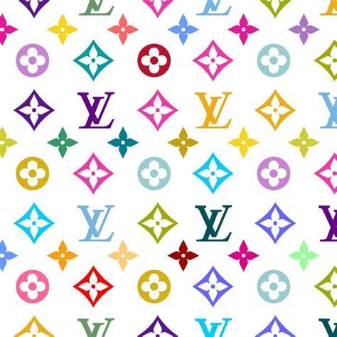 louis vuitton colorful pattern|Louis Vuitton pattern print.